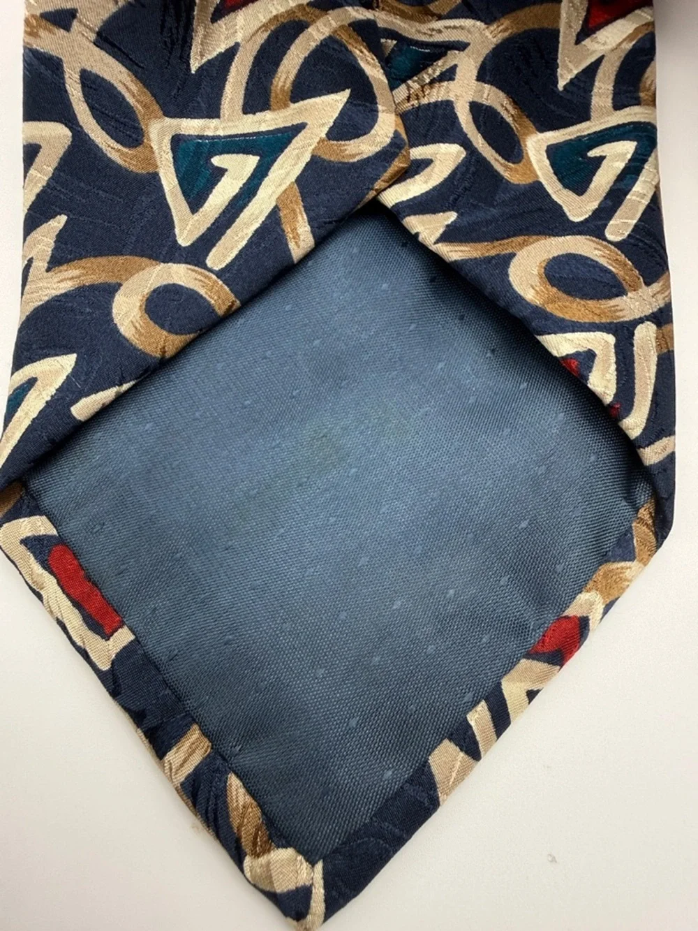 Alta Moda Cervino Vintage Tie Geometric 100% silk tie, made in Italy